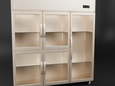 Commercial Restaurant Refrigeration 3D 모델
