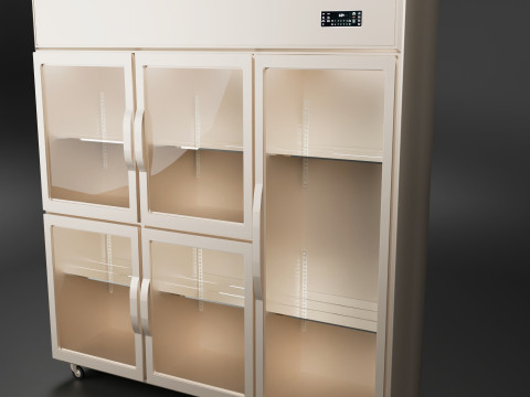 Commercial Restaurant Refrigeration 3D 모델