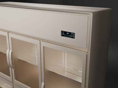 Commercial Restaurant Refrigeration 3D Model