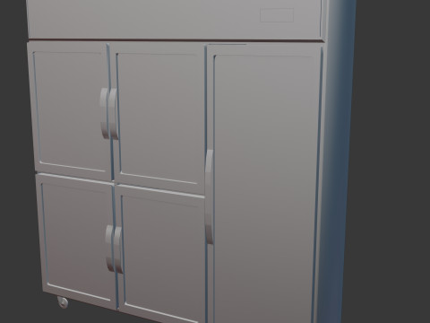 Commercial Restaurant Refrigeration 3D 모델