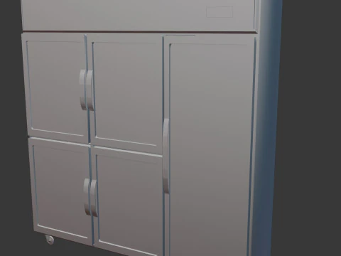 Commercial Restaurant Refrigeration 3D Model