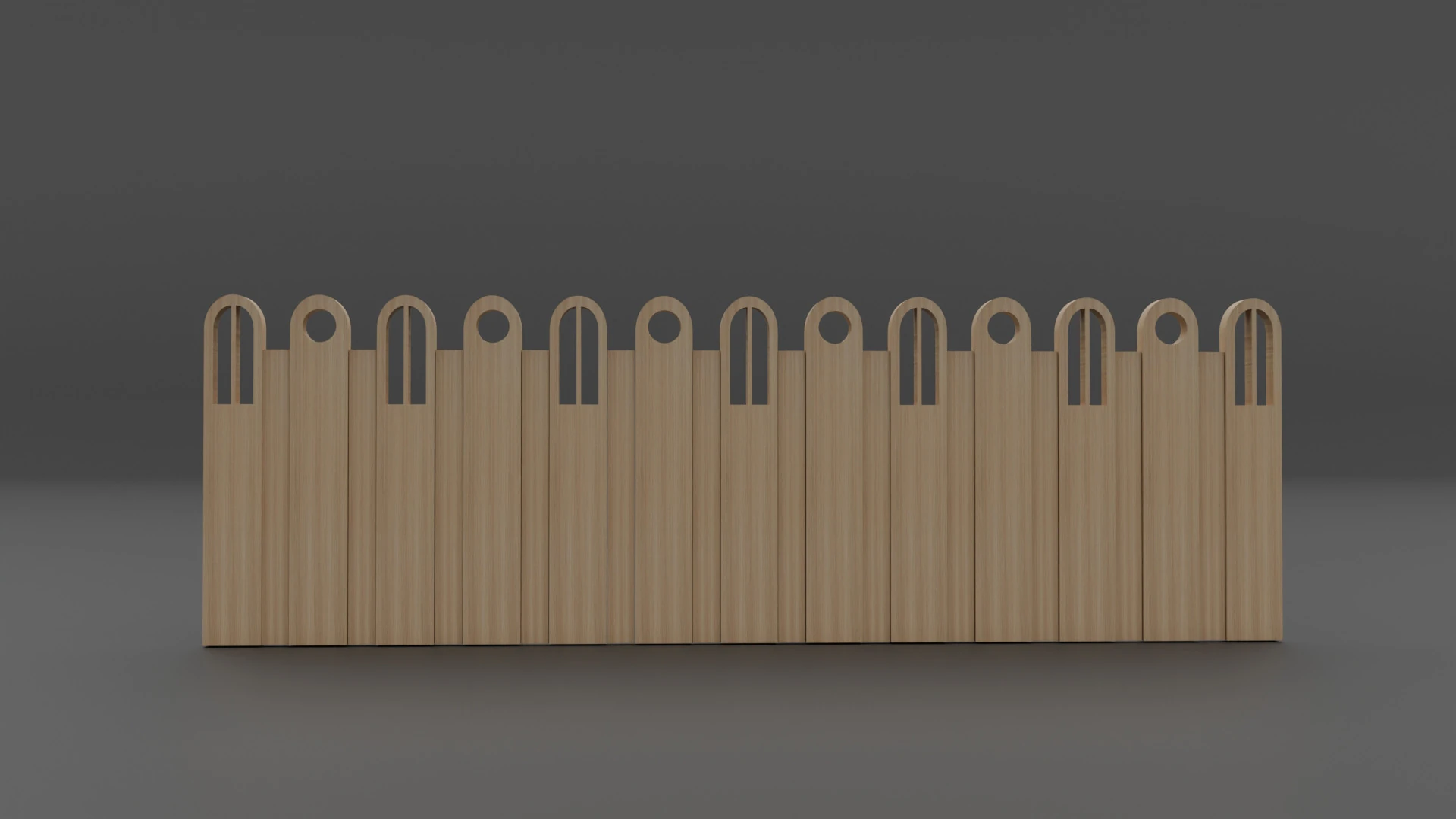 Wall side pattern 3D Model .c4d .max .obj .3ds .fbx .stl .blend