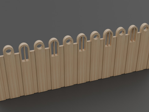 Wall side pattern 3Dモデル