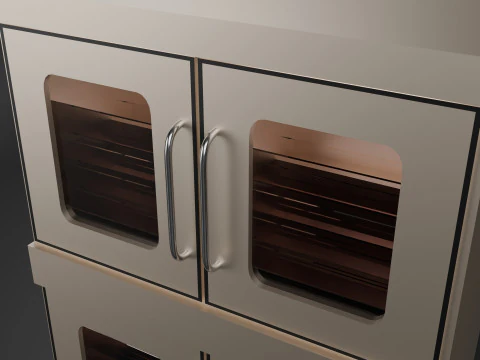 Stack convection ovens 3D Model