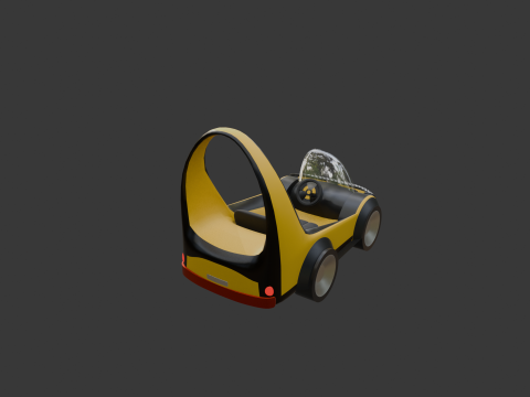 Kids Toy Car 3D Model