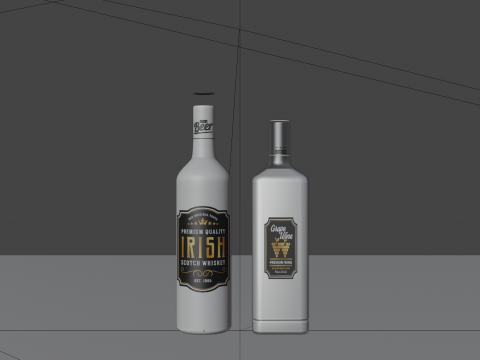 Beer Bottels Modèle 3D