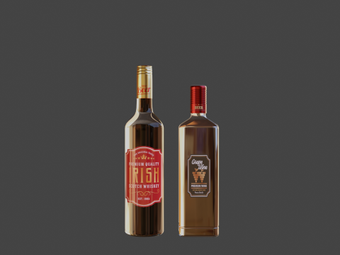 Beer Bottels Modèle 3D