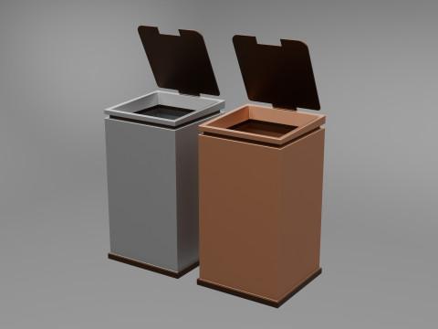 Dustbin 3D Model