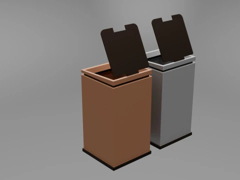 Dustbin 3D Model