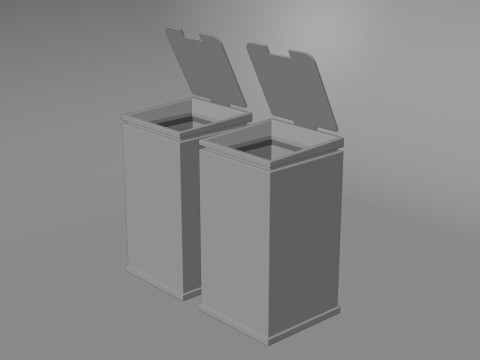Dustbin Model 3D