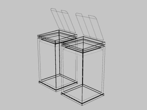 Dustbin 3D Model