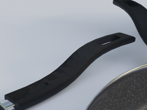 Set of Frying pan 3D Model