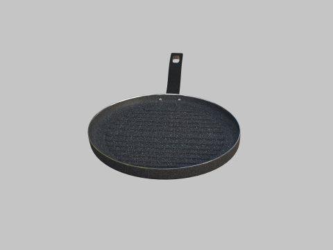 Fry grill pan 1 3Dモデル