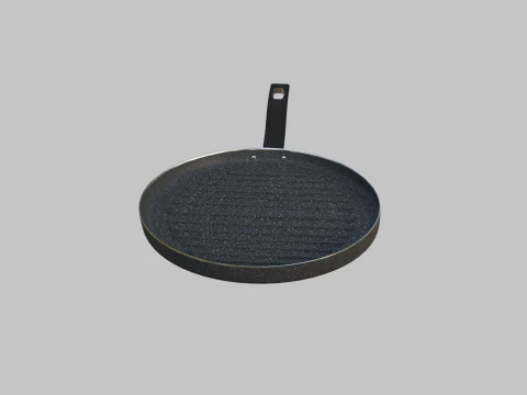 Fry grill pan 1 3D Model