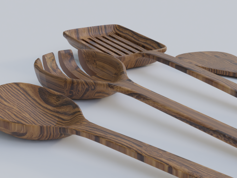Wooden spetual set 2 3Dモデル