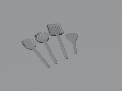 Wooden spetual set 2 3Dモデル