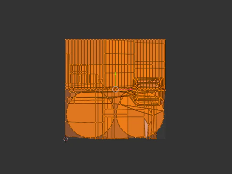 Wooden spetual set 2 3D Model