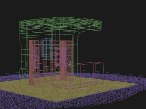Exhibition Booth 1 3D Model