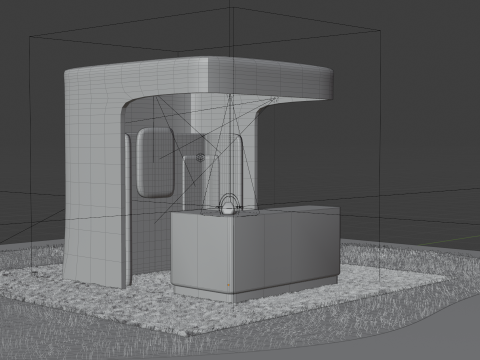 Exhibition Booth 1 3Dモデル
