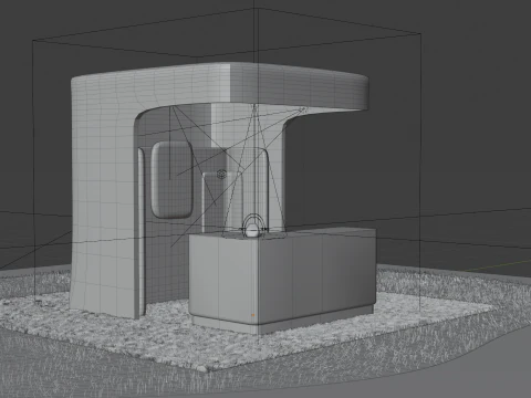 Exhibition Booth 1 3D Model
