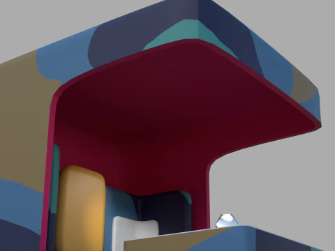 Exhibition Booth 1 3D Model