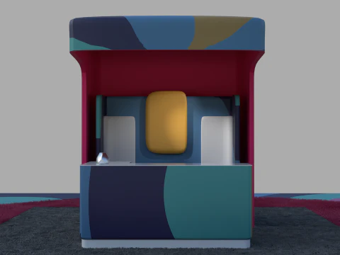 Exhibition Booth 1 3D Model