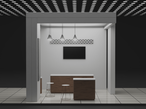 Exhibition Booth 2 3D 模型