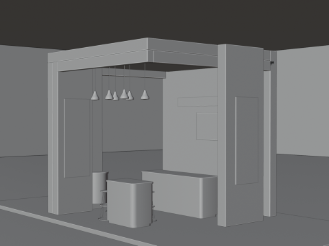 Exhibition Booth 2 3D 模型