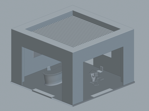 Exhibition Booth 3 3D Model