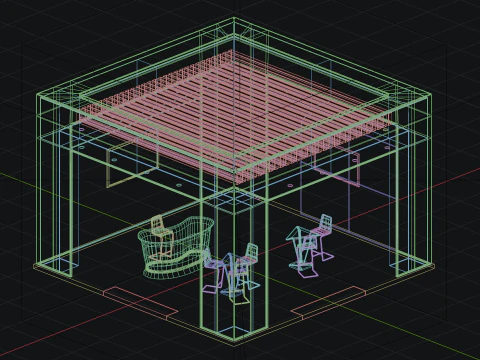 Exhibition Booth 3 3D Model