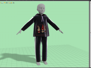 SF Kids Fur Pijamas 3D Модель