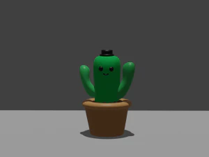Cactus 3D Model