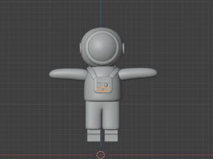 Космонавт 3D Модель