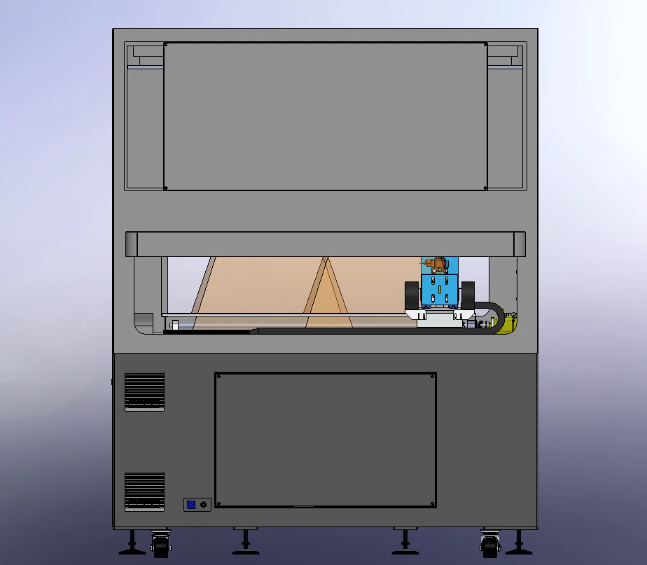 Visual dispensing machine 3D Model .c4d .max .obj .3ds .fbx .stl .blend 