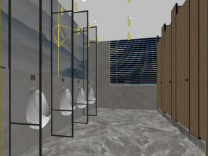 Restroom 3Dモデル