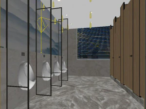 Restroom 3D Model