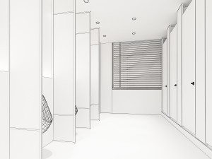 Restroom 3Dモデル