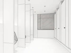Restroom 3D Model