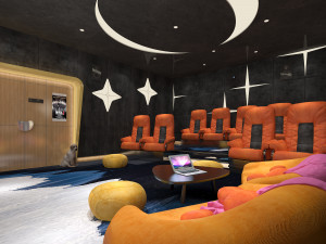 Movie Theater 3D Model