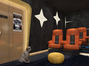 Movie Theater Modelo 3D
