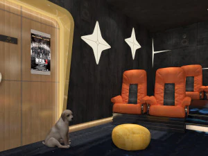 Movie Theater 3D Model