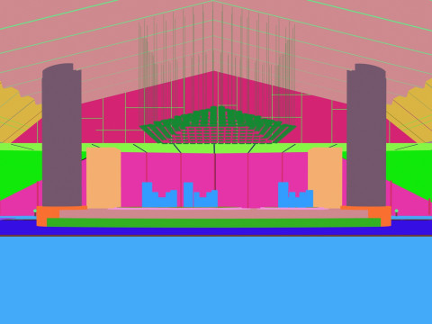 Hotel lobby 3D 模型