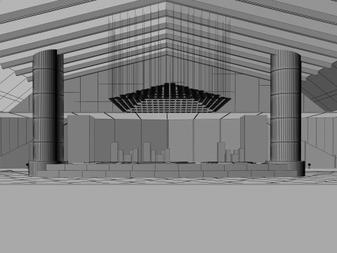 Hotel lobby 3D 模型