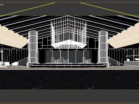 Hotel lobby 3D 模型
