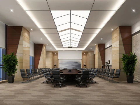 Conference room 3D Model