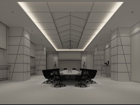 Conference room 3D Model