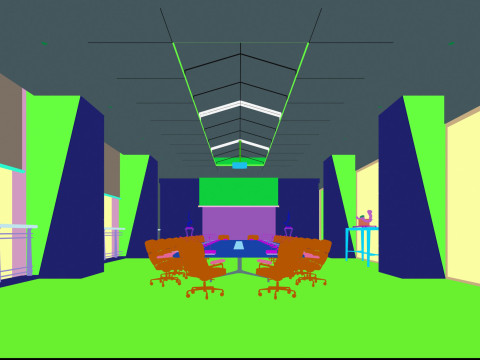Conference room 3D Model