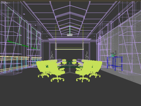 Conference room 3D Model