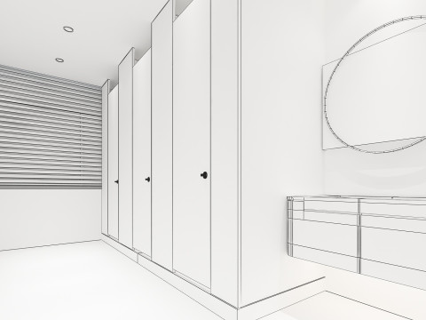 Restroom 3D Model