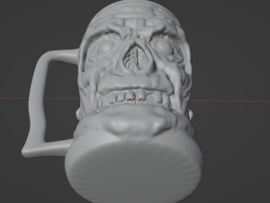 Zombie mug Modèle 3D